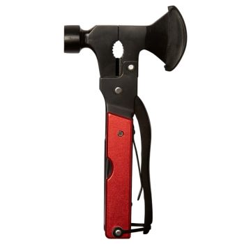 Brouk & Co Odin Outdoorsman 12-in-1 Tool - Black/Red