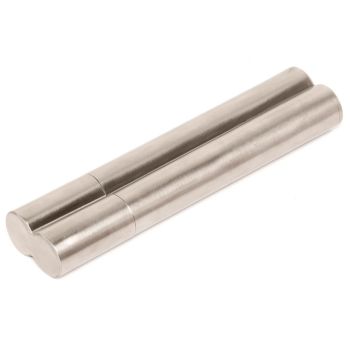 Brouk & Co Stainless Steel Double Cigar Holder - Silver