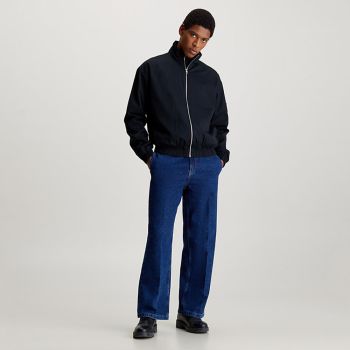 Calvin Klein Lässige Reißverschlussjacke - Schwarz