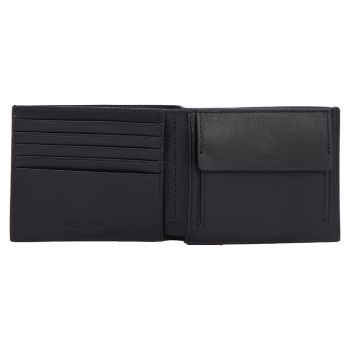 Calvin Klein RFID Brieftasche aus Leder - Schwarz