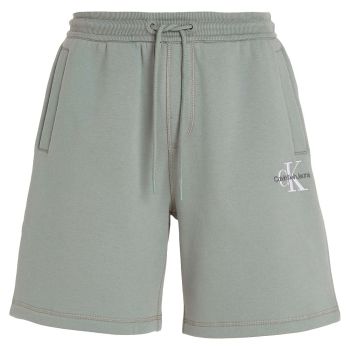 Calvin Klein Kurze Fleece-Sweatpants - Grau