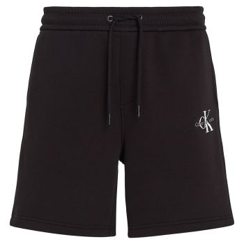Calvin Klein Kurze Fleece-Jogging-Hose - Schwarz
