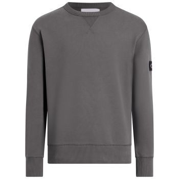 Calvin Klein Logo Badge Sweater - Dark Grey