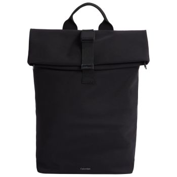 Calvin Klein Rolltop Backpack - Black