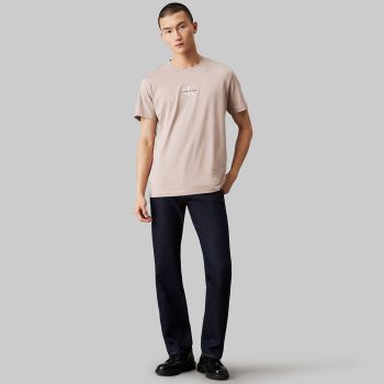Calvin Klein Logo T-Shirt - Beige