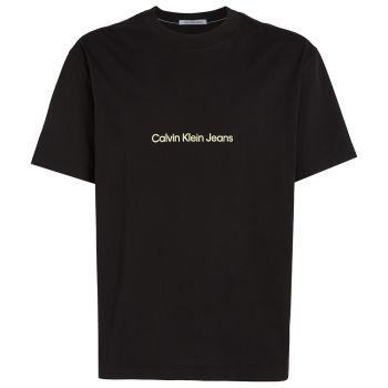 Calvin Klein T-Shirt mit Logo auf dem Rücken - Schwarz