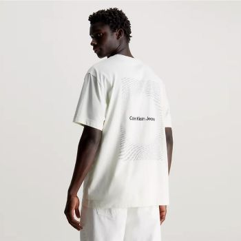 Calvin Klein T-Shirt mit Logo auf dem Rücken - Icicle