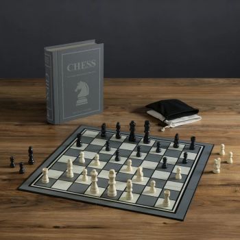 Schach Vintage Bücherregal Edition