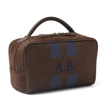 College Kulturtasche - Schokoladenbraun
