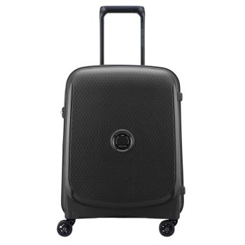 Delsey Belmont Plus Trolley Slim Cabin Suitcase - Black
