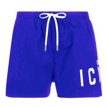 Dsquared2 Icon Badeshorts - Blau & Weiß