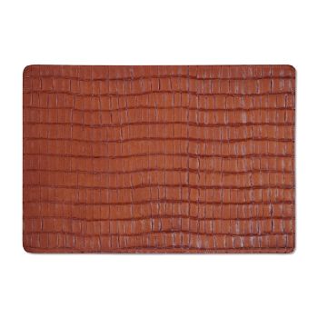 Dutchdeluxes leather placemat vintage cognac