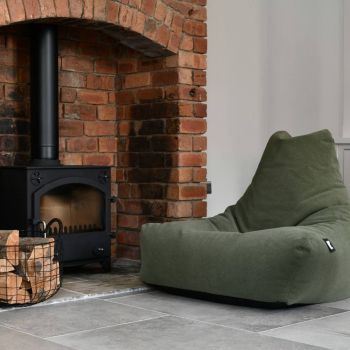 Extreme Lounging B-Bag Interno Scamosciato - Verde