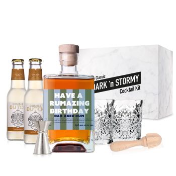 Gepersonaliseerde Dark 'N Stormy Cocktail Set