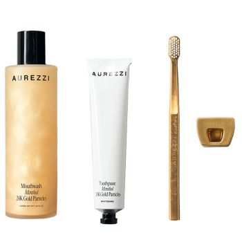 Aurezzi Geschenkbox - Gold/Weiß