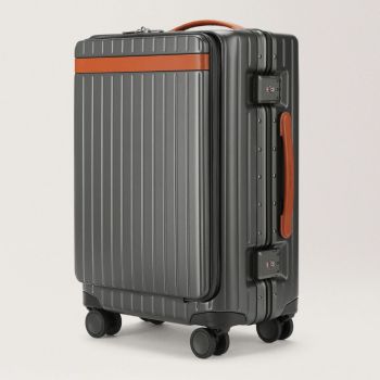 Carl Friedrik The Carry-On X - Grau/Cognac
