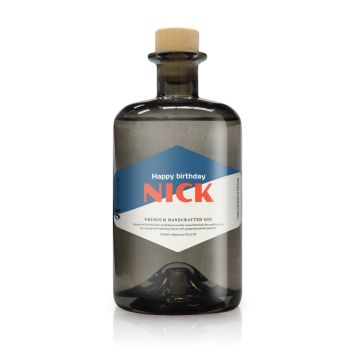Personalised Premium Gin - Retro 