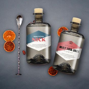 Personalisierter Premium-Gin - Retro
