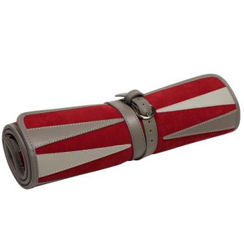 Hector Saxe Backgammon Travel Set - Red
