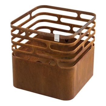 Höfats Cube Vuurkorf - Roest 