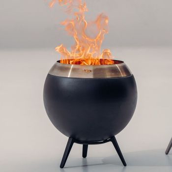 Höfats Moon 45 Fire Basket With Low Stand