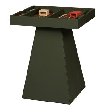 House of Nobilique Leather Game Table