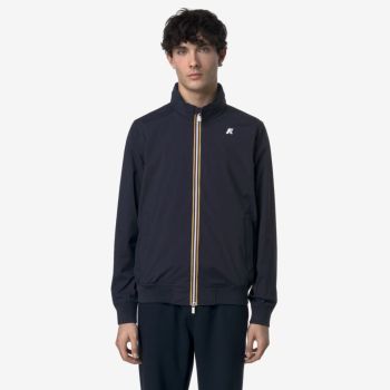 K-Way Amaury Stretch Nylon Jersey Jacket - Navy