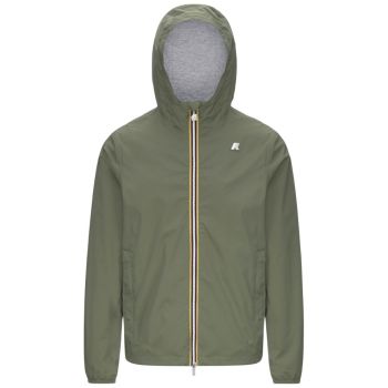 K-Way Jack Stretch Nylon Jersey Jas - Groen