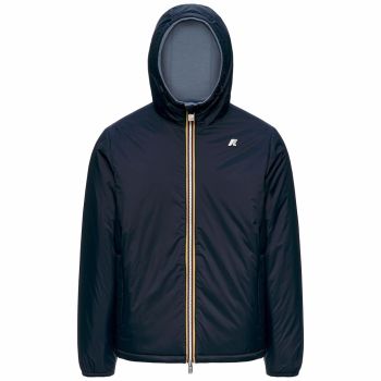 K-Way Spacer Nylon Reversible Jacket - Blue