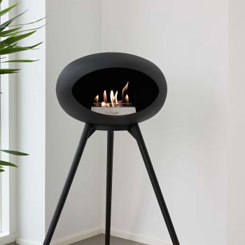 Le Feu Bio-Kamin Ground Wood High - Schwarze Eiche