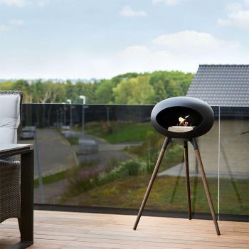 Le Feu Bio-Kamin Ground Wood High - Räuchereiche