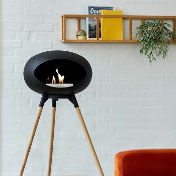 Le Feu Bio-Kamin Ground Wood High - Soaptreated Eiche