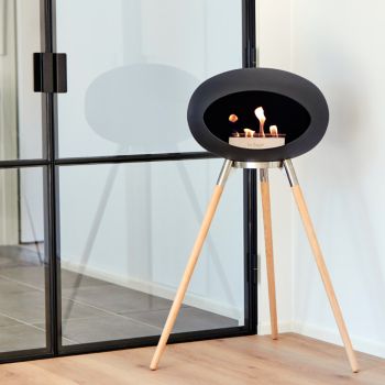 Le Feu Bio-Kamin Ground Wood High - Soaptreated Eiche