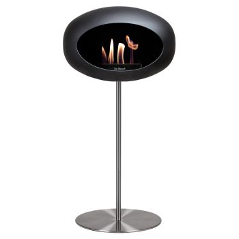 Le Feu Bio-Kamin Ground Steel High - Rostfreier Stahl