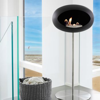 Le Feu Bio-Kamin Ground Steel High - Rostfreier Stahl
