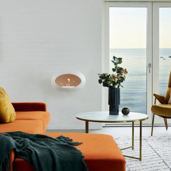 Le Feu Bio-Kamin Wall - Weiß