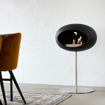 Le Feu Bio-Kamin Ground Steel Low - Rostfreier Stahl