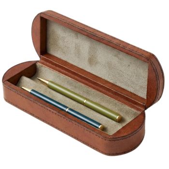 Life Of Riley Leather Pen Box