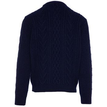 Liu Jo Kabelstrickpullover - Marineblau