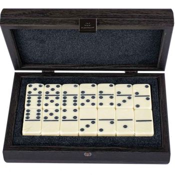 Manopoulus Domino Set - Black Wood