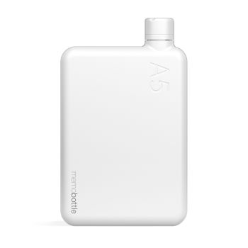 Memobottle Rostfreier Stahl A5 - Weiß