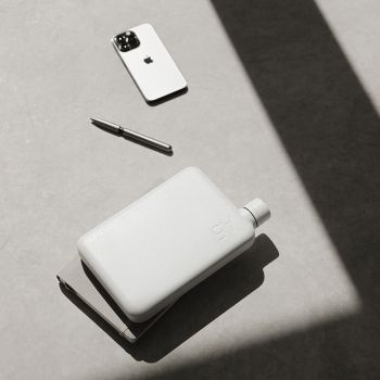 Memobottle Rostfreier Stahl A5 - Weiß