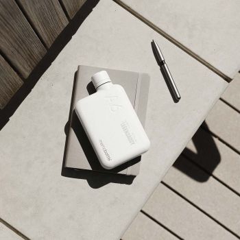 Memobottle Rostfreier Stahl A6 - Weiß - Vatertagsedition