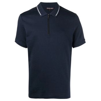 Michael Kors Half Zip Polo Navy