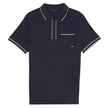 Michael Kors Gestreiftes Polo - Marine