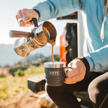 YETI Rambler 6 Oz Stapelbare Tasse - Schwarz