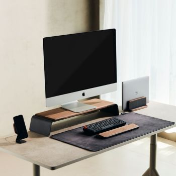NOOE Monocle Magsafe Smartphone-Halterung - Walnuss
