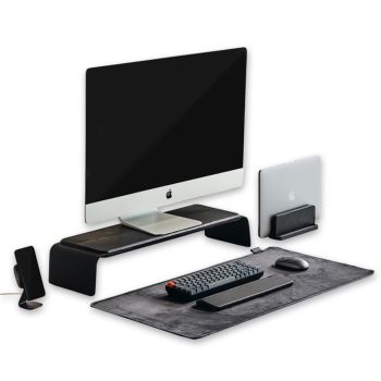 Das NOOE Komplette Schreibtisch-Setup-Set - Schwarze Eiche