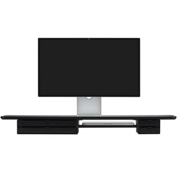 Oakywood Desk Shelf Pro Dual Drawer - Black