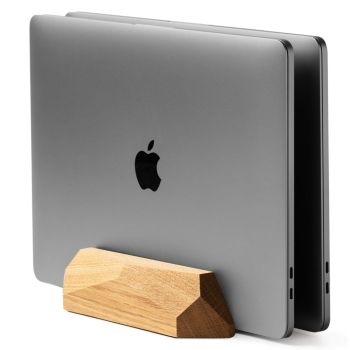 Oakywood Dual Laptop Dock - Oak